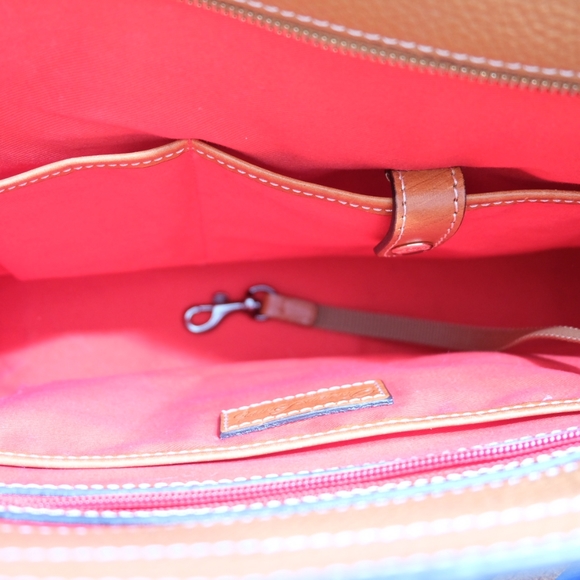 Dooney & Burke Large Leather Tote Bag - Picture 4 of 5